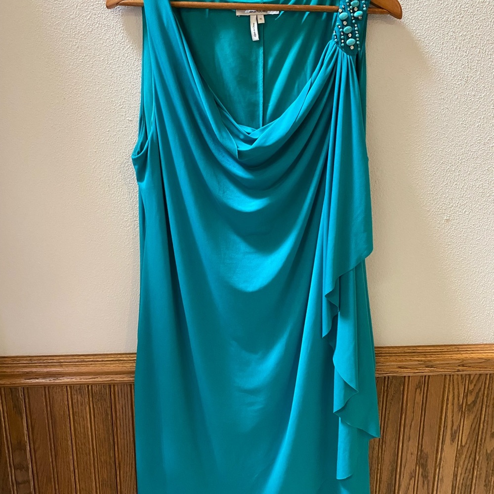 Max and Cleo aqua dress